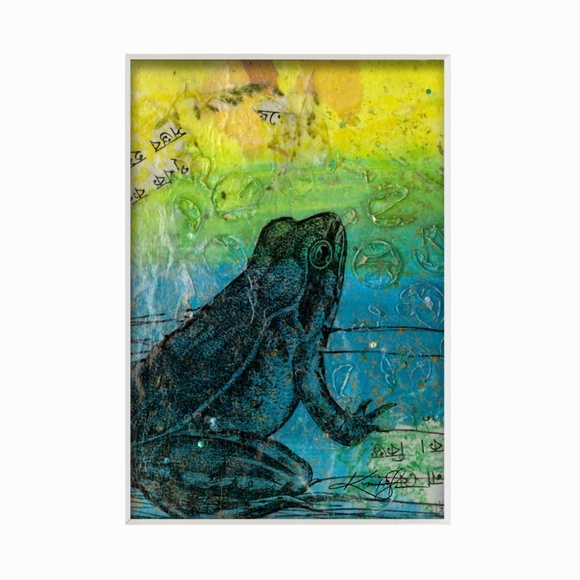 Bundle 12 Original Abstract Artworks, Variety of Subjects, Mixed Media Paintings - Picture 16 of 16